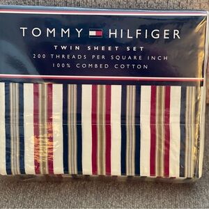 Tommy Hilfiger Striped Twin Sheet Set